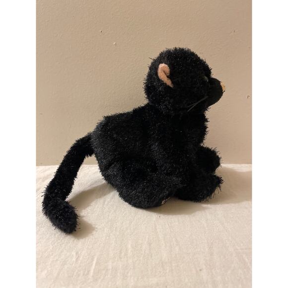 Ganz Webkins Small Black Cat Stuffy Plush Toy Kids Kitty - Picture 2 of 8